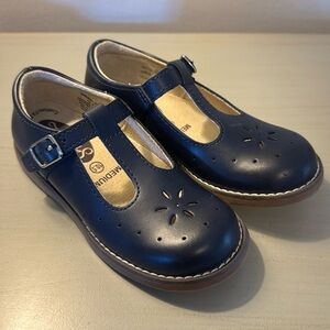 Footmates Navy Sherry Mary Jane